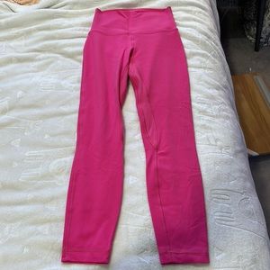 Size 4 28’ lululemon align leggings! Sonic pink!
